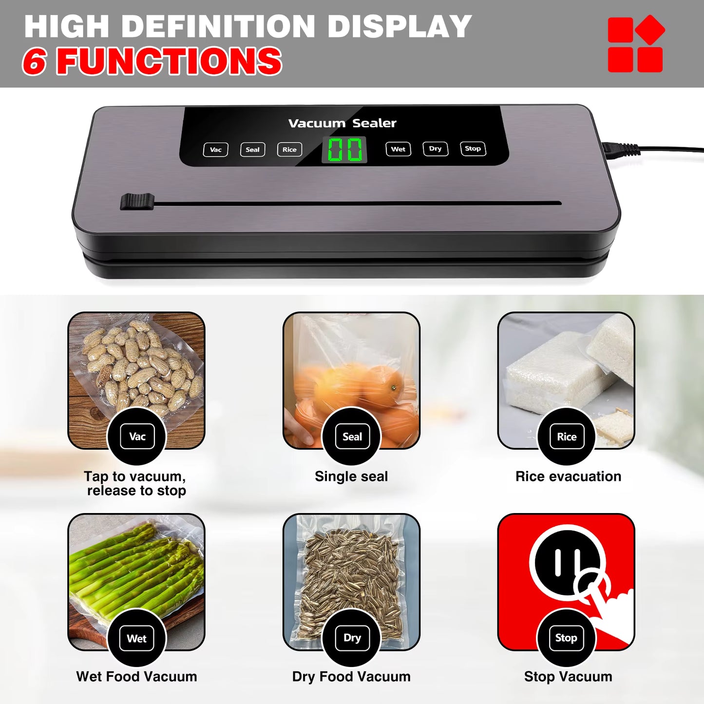 Electrical Vacuum Food Sealer
